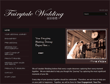 Tablet Screenshot of fairytale-wedding.ca